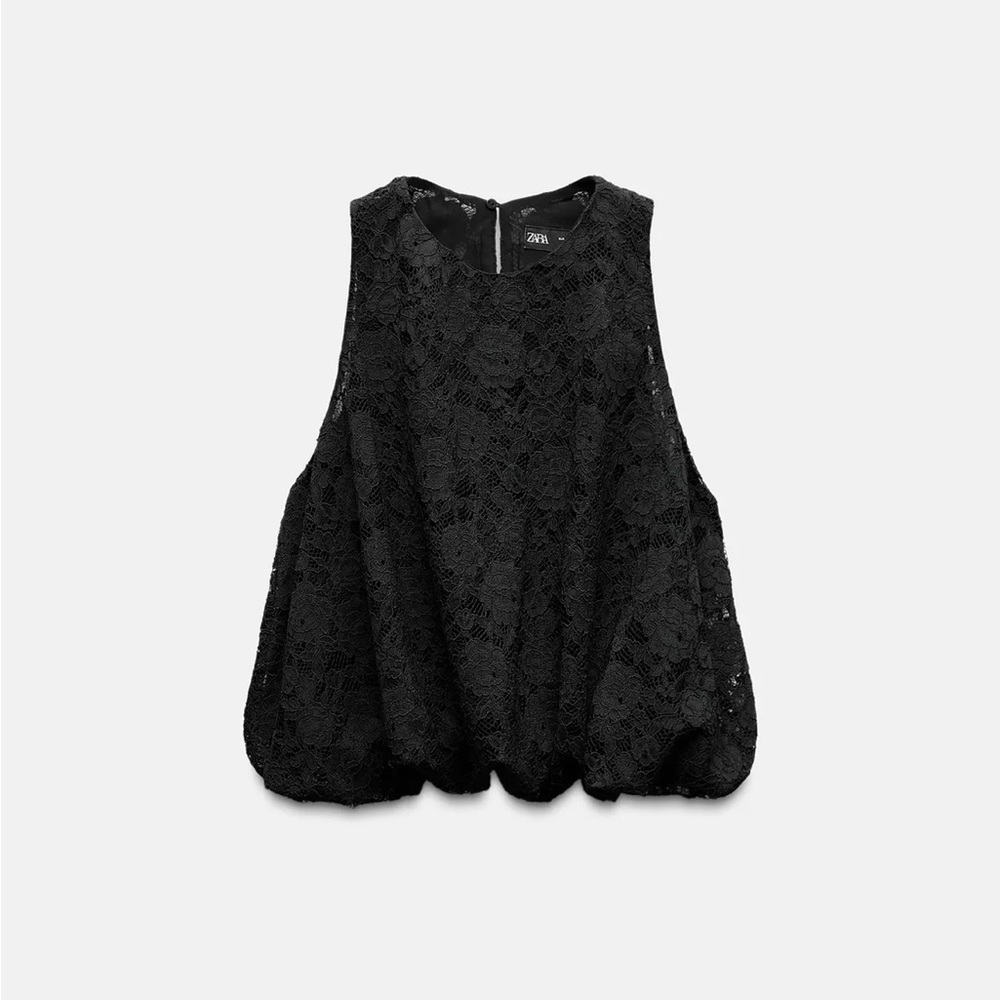 Lace Balloon Top